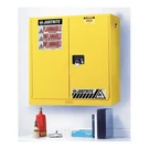 Justrite 893400 Flammable Safety CABINET,20 Gal.,yellow 1YNF7. Fixed Price $1316.87.