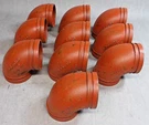 Lot 10 Victaulic 4" Firelock 90 Degree Elbows 4/114.3-1 Grooved Pipe Fittings. Fixed Price $421.85.
