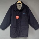 Bulwark Fr Men's Xl Navy Heavyweight Insulated JLP8NV Jacket Parka. Fixed Price $70.39.