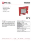 Potter Remote Annunciator Ra 6500. Fixed Price $824.85.