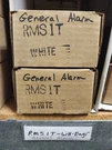 White Station, Spst, Single Action, Engraved "general Alarm", Rsg #RMS1T-WH-ENGR. Fixed Price $59.95.