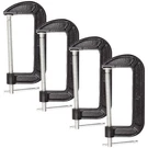 Abuff 4 Piece 6 Inch C-clamp Set Industrial Strength, Heavy Duty Iron. Fixed Price $43.21.