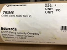 Edwards VM1, TRIM6, Cabinet Flush Mounting Bracket Kit. Fixed Price $39.99.