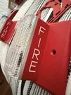 Gentex GXS-4-110WR Red Wall Mount Fire Alarm Strobe Candela. Fixed Price $13.50.