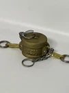 Military 2" Brass 634-B Kamlok Twin Quick Disconnect Cap MS27028-11. Fixed Price $10.07.