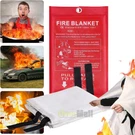 Fire Blanket Fiberglass Emergency Home Retardant Prepared 39''X39'',1MX1M. Fixed Price $10.99.
