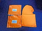 Flame-retardant Treated Cotton Face Mask, Orange, 3 Pk, 4AFX4,(MG). Fixed Price $10.00.