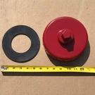 Pumper Nozzle Cap 4-1/2 Nst (and Nh) Clow Kennedy M&h Fire Hydrant Part. Fixed Price $129.00.