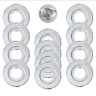 12 - Repelfire Extension Trim Ring Recessed Sprinkler Escutcheons Chrome. Fixed Price $59.95.
