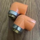 Lot Of . 3/4X1/2SPEARS 90 Sprinkler Head Elbow Brass Threaded Insert Orange. Fixed Price $12.00.