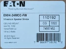 Eaton Wheelock E90H-24MCC-FW Speaker Strobe Many Avail. Same Day Shipping. Fixed Price $99.99.