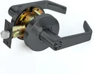 Durable Matt Black Storeroom Lockset - Ul Fire Rated & Ada Compliant. Fixed Price $99.99.