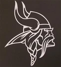 Minnesota Vikings 5" Vinyl Car Window/laptop Sticker Featuring The Head. Fixed Price $6.00.
