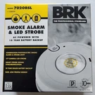 Brk 7020BSL Smoke Alarm Detector W/led Strobe Light & 10-YEAR Battery Backup. Fixed Price $68.79.