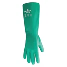 Showa 747-08 Chemical Resistant Gloves, Nitrile, 19 In 22 Mil, Green, 8,. Fixed Price $8.89.