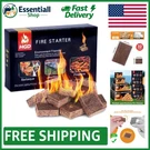 Environmentally Friendly 32-PIECE Fire Starter Pack For Indoor & Outdoor Use. Fixed Price $9.49.