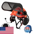 Um Ultramaxx Forestry Safety Helmet Built-in Visor Mesh Face Shield And. Fixed Price $201.71.