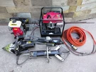 Hurst Jaws Of Life Cutter Spreader Ram Pumps Hoses. Fixed Price $2750.00.