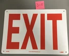 National Marker Exit Sign M24RB 10 14 Plastic. Fixed Price $21.00.