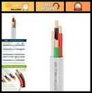 Syston 22/4 Fire Alarm Security Cable Cmp CL3P Solid Copper 50 Ft. Fixed Price $47.99.
