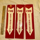 Brady Self-adhesive Vinyl Fire Extinguisher Signage Qty Vintage 14 #73531 New. Fixed Price $14.95.