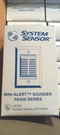 Lot Of 12 System Sensor PA400W Mini-alert Sounder Cjjh. Fixed Price $120.00.