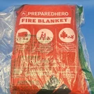 Prepared Hero Fire Blanket 100CM X Fiberglass Model 9738701990. Fixed Price $14.99.