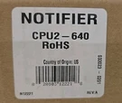 Notifier CPU2-640 Fire Alarm Signal Control Panel New In Open Box. Fixed Price $1100.00.