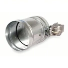 Dayton 3HGL9 Silver Round Fire/smoke Damper, Galvanized Steel, 16 In Duct, 120V. Fixed Price $449.40.