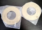 Lot Of Fppi Auto-spkr Fire Dept Connection Rough Brass Wall Plates 1/2". Fixed Price $42.00.