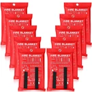 Macarrie 10 Pack 47 X Fire Blanket Emergency For Home Kitchen Safety. Fixed Price $111.98.