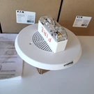 8 Eaton Fire Alarm Wheelock E90-24MCCH-FW Speaker Strobe Ceiling Mount White Hif. Fixed Price $236.00.