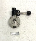 New Gea Tuchenhagen 71006383 1" Hygienic Butterfly Valve PN10 Aisi 304 242J. Fixed Price $75.00.