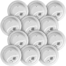 First Alert Brk SMI100-AC 9120B, Hardwire Interconnect Smoke Alarm 12-PACK. Fixed Price $173.99.