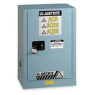 Justrite 891222 Corrosive Safety CABINET,12 Gal.,blue 4KPX3. Fixed Price $1260.00.