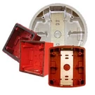 Cooper Wheelock Fire Alarm Red White Backbox Iob Zbb Wbb Ser E50SSB Wpsbb Esbr. Fixed Price $5.00.