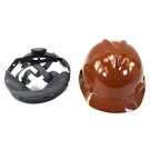 (18) Msa 495854 V-guard Front Brim Hard Hat Brown W/ Suspension 4PT Ratchet. Fixed Price $49.29.