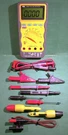 Lighty Used Uei DM393 True Rms Digital Multimeter + Lots Of New Accessories. Fixed Price $57.45.
