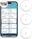 Water Leak Sensor 3 Pack, Zigbee Wireless Detector For Alarm System. Fixed Price $89.86.