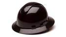 Pyramex Ridgeline Full Brim Hard Hat 4 Point Ratchet, Black. Fixed Price $34.11.