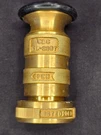 Wilson & Cousins Brass Combination Fog Nozzle W/ Bumper HNL-206T Listed 20FD. Fixed Price $47.50.