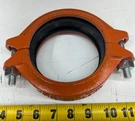 4"" Viking Vgs VG103 Flexible Grooved Pipe Pre-lubricated Gasket Painted Orange. Fixed Price $39.99.