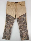 True Timber Pants Men 36X32 Tan Camo Brush Briar Hunting Work Canvas Regular Fit. Fixed Price $22.49.