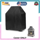 Outdoor Fireplace Cover, Heavy Duty 600D Waterproof Upright Patio Wood Burnin.... Fixed Price $47.72.