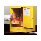 Justrite 890420 Flammable Safety CABINET,4 Gal.,yellow 1YND8. Fixed Price $909.63.