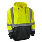 Radians SJ02B-3PGS Class Hi-viz Lime With Black Bottom Hooded Sweatshirt. Fixed Price $44.99.