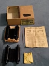 Vintage Bommer 3" Double Action Spring Hinges 3029 Dead Black Steel One Pair Nos. Fixed Price $39.99.