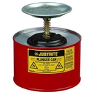 Justrite 10208 Plunger Can, 1/2 Gallon Capacity, Galvanized Steel,. Fixed Price $89.25.