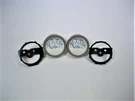 Faria GP9148A *qty 2* New 2" White 100-250 Temperature Gauge + Bracket & Bulb. Fixed Price $16.99.
