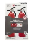 Kidde Home 1-A:10-B:C Class Abc 2.5 Lb. Fire Extinguisher 2-PACK 21030932 New. Fixed Price $32.00.